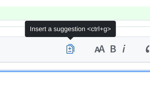 Auto suggestionのボタン